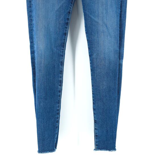 Ag Adriano Goldschmied High Rise The Farrah Skinny Ankle Jean Med Wash RawHem 27 - Picture 4 of 12